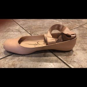 Pink Jessica Simpson ballet flats
